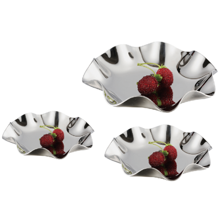 Stainless steel lotus fruit plate